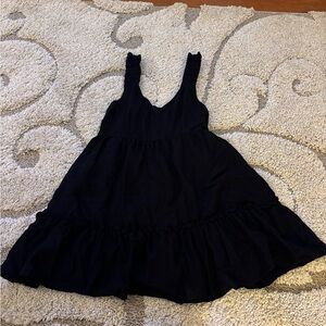 Blu Pepper Black Sleeveless Dress
